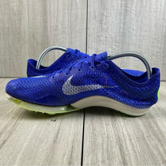 NEW Nike Air Zoom Victory Racer Blue Track Field Spikes cd4385-400 Mens Size 8.5 - Picture 4 of 11